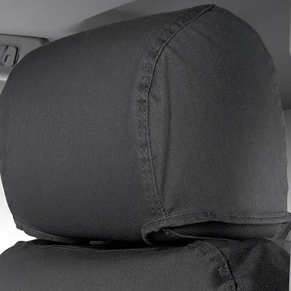 Picture of Covercraft SS3452WFGY Waterproof Polyester SeatSaver Custom Front Row Seat Covers Grey