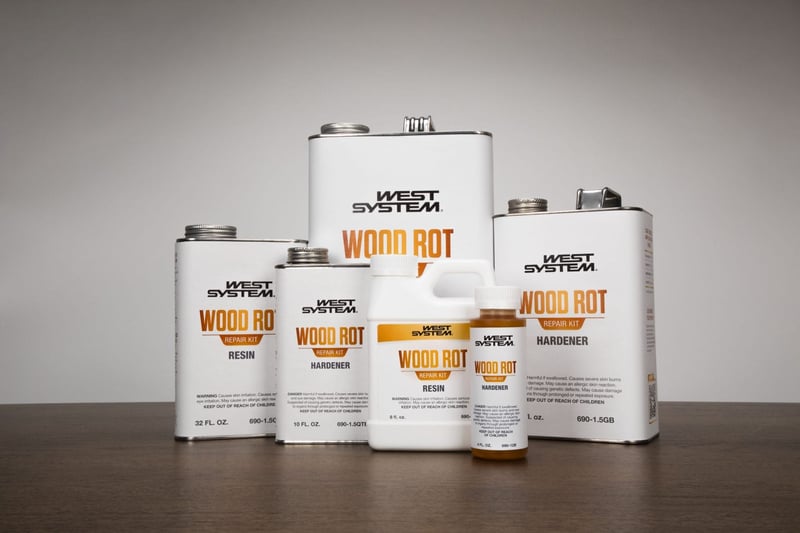 Show details for West Systems 690-1.5G Wood Rot Repair Kit 1.5 Gal Two-Part Epoxy System