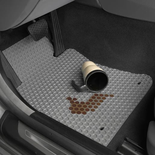 Show details for Covercraft 595124-1 Lloyd Mats Northridge All-Season Rubber Floor Mat Black with Gold Chevy Bowtie Logo
