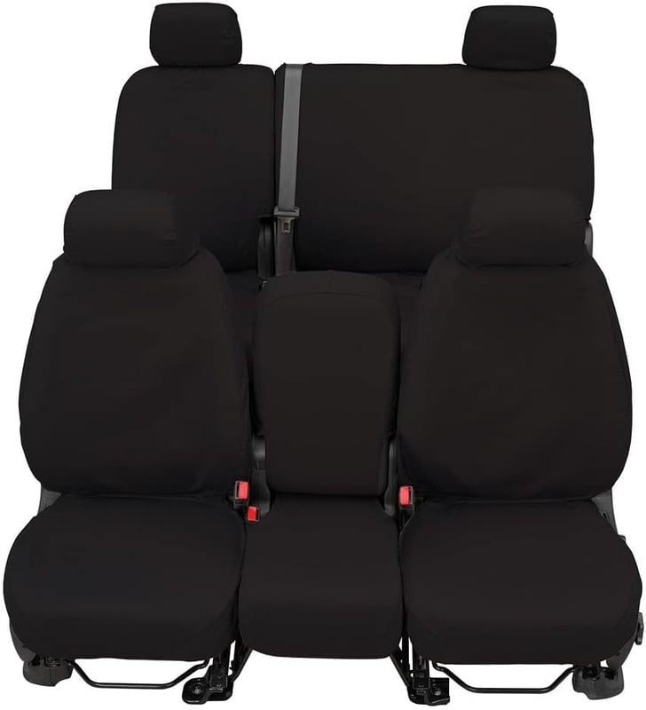 Picture of Covercraft SS2431PCCH SeatSaver Custom Front Row Seat Covers Polycotton Charcoal