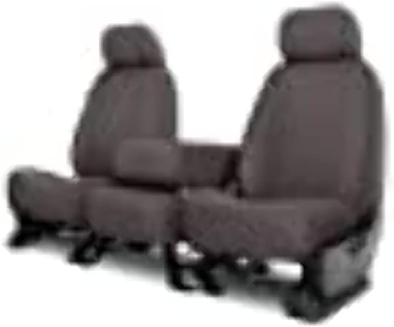 Picture of Covercraft SS3458PCGY Polycotton SeatSaver Custom Front Row Seat Covers - Grey