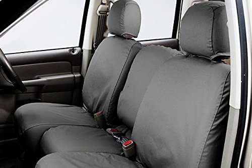 Picture of Covercraft SS2545PCGY Polycotton SeatSaver Custom Front Row Seat Cover - Grey