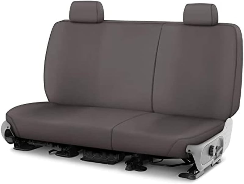 Show details for Covercraft SS8396PCGY Polycotton SeatSaver Custom Second Row Seat Cover - Grey