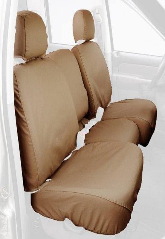 Show details for Covercraft SS3351PCTN Polycotton SeatSaver Custom Front Row Seat Covers - Tan