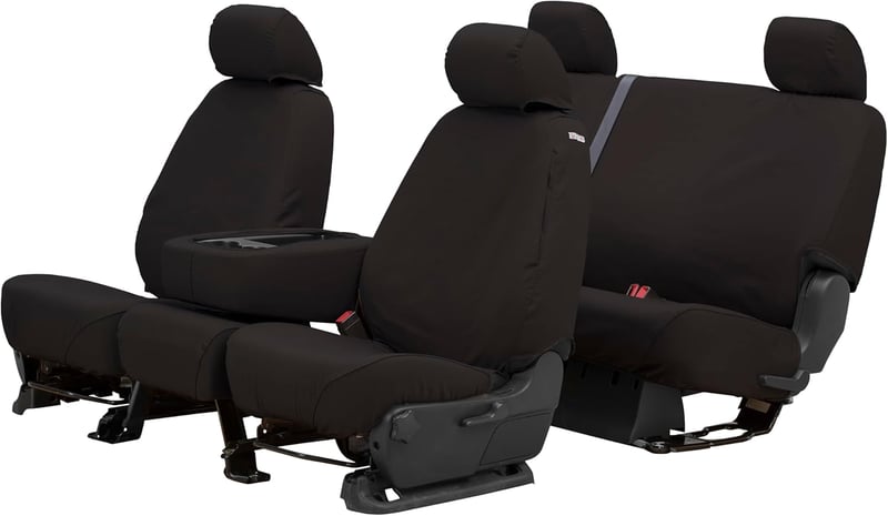 Show details for Covercraft SS2360PCCH Polycotton Custom Seat Cover Front Row Charcoal