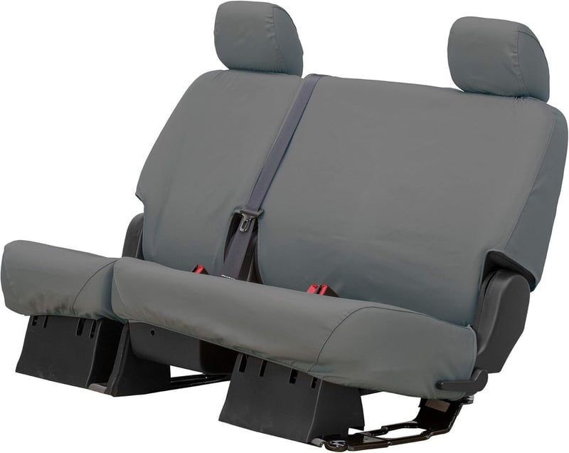 Show details for Covercraft SS8413PCGY Polycotton SeatSaver Custom Second Row Seat Cover - Grey