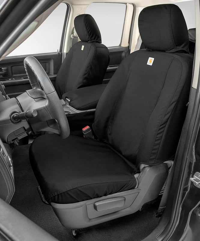 Picture of Covercraft SSC2512COBK SeatSaver Front Seat Cover - Charcoal
