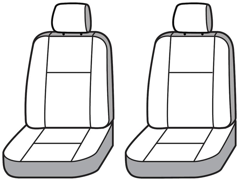 Picture of Covercraft SSC2509COGY Carhartt SeatSaver Custom Seat Covers - Gravel