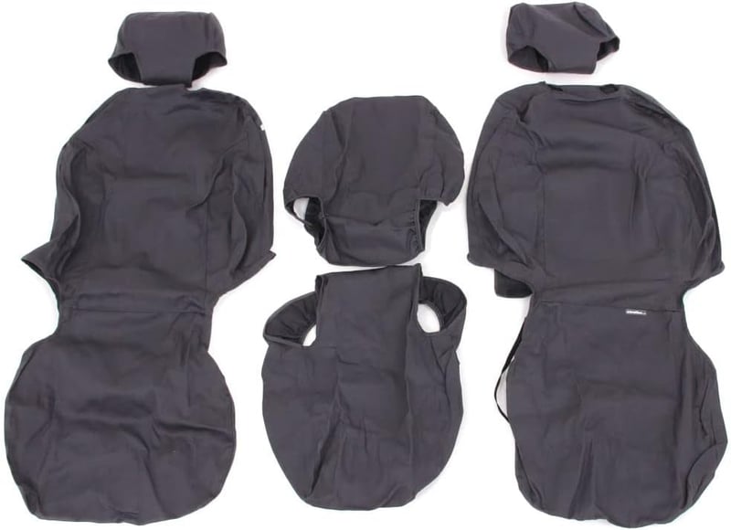 Show details for Covercraft SS3437PCCH Polycotton Seatsaver Custom Front Row Seat Covers Charcoal