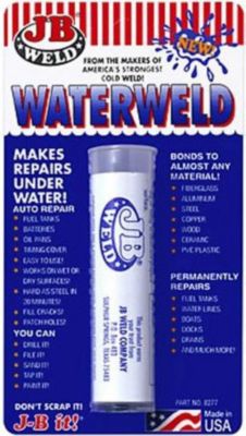 Picture of JB Weld 8277 WaterWeld Epoxy Putty Stick 2 oz Underwater Repair