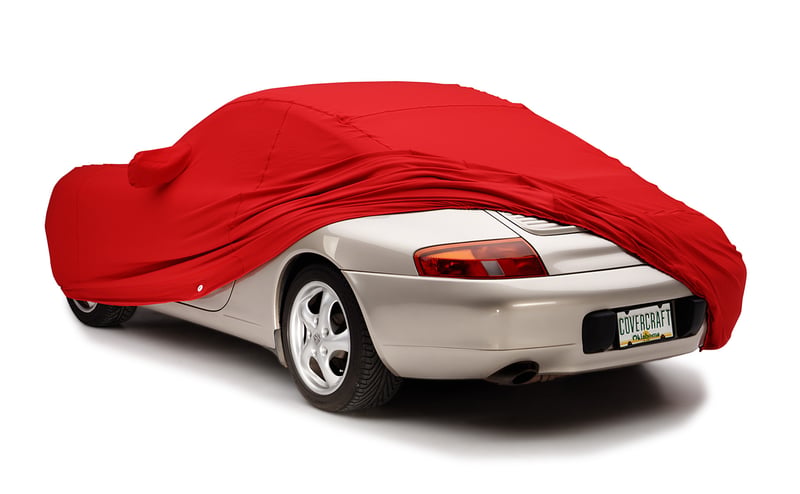 Show details for Covercraft FF68FB Form-Fit Custom Car Cover Black Indoor Stretch Fabric