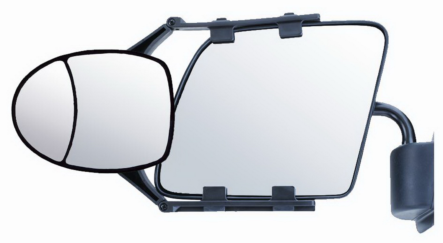 CIPA 11953 Dual View Clip-On Towing Mirror for 7-10 Inch Mirrors