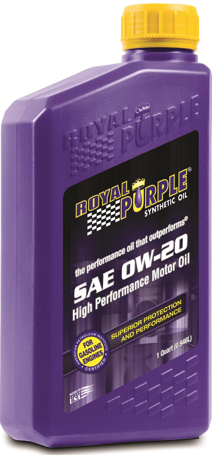 Picture of Royal Purple 01020 0W-20 High Performance Synthetic Motor Oil - 1 Quart