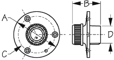 Sea-Dog Line 512120-1 Washdown Water Outlet with Cap & Chain