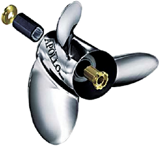 Michigan Wheel 993155 Apollo Stainless Steel Propeller 13.125 x 19 3-Blade