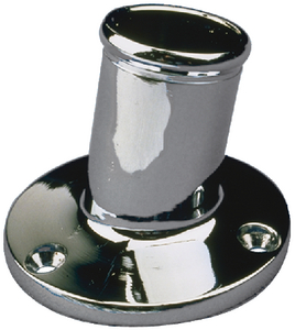 Sea-Dog Line 492211-1 Flagpole Socket 3/4" Chrome Brass 10 Degree
