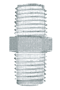 Brass Fittings M12 1/2" x 1/2" NPT Brass Hex Nipple Pipe Fitting