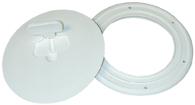 T-H Marine DPCAM82DP Quick Release Cam Deck Plate 8 Inch Polar White