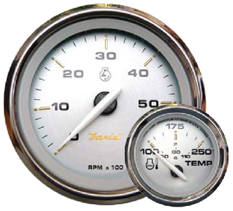 Faria Instruments KTF024 Kronos 6 Gauge Inboard Instrument Set