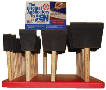 Jen Brush PB1 Disposable Poly Brush Assortment Display