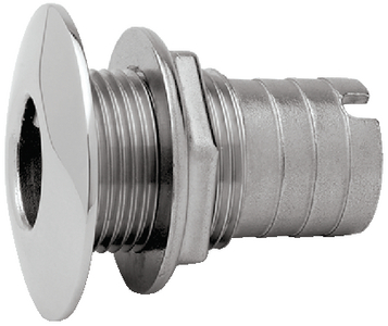 Attwood Marine 66543-3 Thru-Hull Fitting Stainless Steel 1-1/8 Inch Short