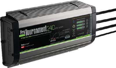 Pro Mariner 52024 ProTournament 240 Elite 24 Amp 2 Bank Waterproof Battery Charger