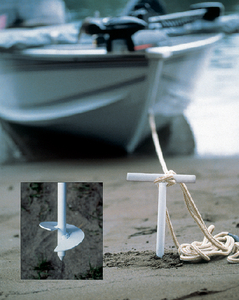 Ironwood Pacific 60 Two-Piece Sand Anchor 22 Inch with Storage Bag