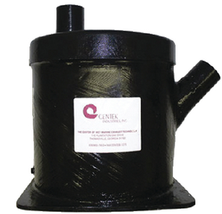 Centek 1500107 Vernalift 2" 45 Degree Marine Exhaust Muffler