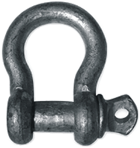 Acco Peerless Chain 8059205 Galvanized Screw Pin Anchor Shackle 7/16 Inch