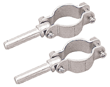 Sea-Dog Line 582060-1 Zinc Plated Steel Clamp-On Oar Lock Pair 1/2" Shaft