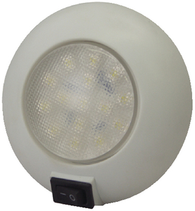 T-H Marine LED51829DP 4" LED Surface Mount Dome Light with Switch