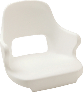 Springfield Marine 1060407 Yachtsman II Rotational Molded Seat with Mounting Plate