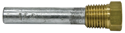 B & S Anodes BSMPZ14C 1/4" Pencil Zinc Anode Complete with Plug