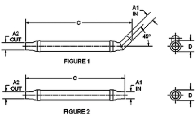 Centek 1000216 Verna-Ski 3 Inch Wet Exhaust Muffler 45 Degree Inlet