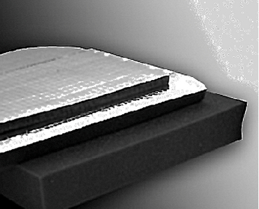 Soundown IAF05MNSFT12 Acoustic Foam 1/2" x 32" x 54" Mylar Faced Sound Absorption Panel