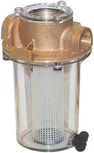 Groco ARG-1250-P Bronze Strainer with Plastic Basket 1-1/4 Inch