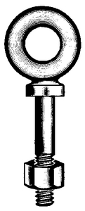 Chicago Brand 084628 Shoulder Eyebolt, Galvanized Steel