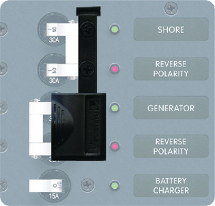 Blue Sea Systems 4125 AC Lockout Slide for Double Pole Breakers