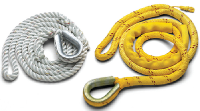 New England Ropes 539K63200020 Braided Nylon/Polyester Mooring Pendant 1" x 20'