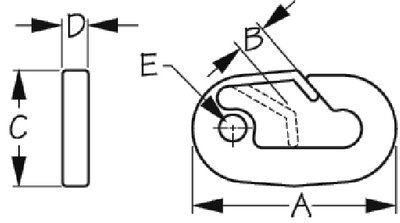 Sea-Dog Line 157110-1 Ski Snap Plastic