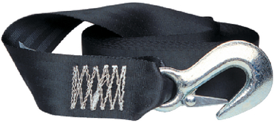 Tie Down Eng 50475 Winch Strap with Heavy Duty Forged Latch Hook