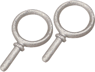 Sea-Dog Line 580870-1 Oarlock Horns 2 Inch Round Galvanized Pair
