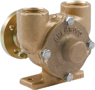 Sherwood E35 Engine Cooling Pump - Bronze Body with Neoprene Impeller