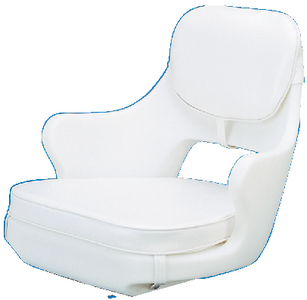 Todd 85-1538 Chesapeake Model 500 White Molded Helm Seat