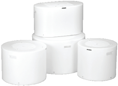 Todd KA-30 30 Gallon Round Baitwell Tank White