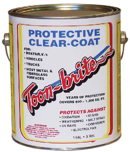 Toon-Brite P1000 Aluminum Metal & Fiberglass Protective Clear-Coat Gallon