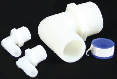 Todd 93-2223 Water Tank 90 Degree Pipe to Hose Adapter Kit