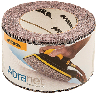 Mirka 9A-570-180 Abranet 2-3/4" x 30' Roll 180 Grit Mesh Sanding Material 50/Pack