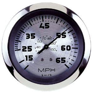 Sierra 63475P Sterling Series 3" Stainless Steel Pitot Speedometer Gauge