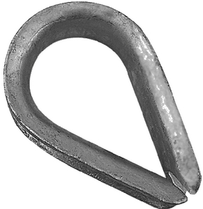 Chicago Brand 221351 Heavy Duty Wire Rope Thimble, 3/4 Inch